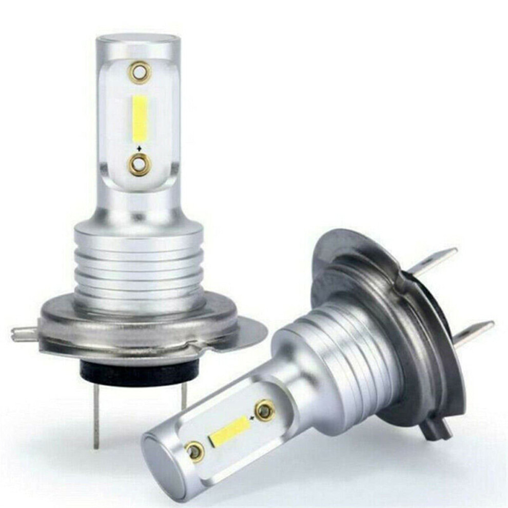 H7 Led Headlight Bulb 2-Pack 6000K 55W 360 Degree 1860 Lumens Socket H7 White 9393856577392