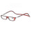 (100, Red) Folding Reading Glasses with Magnetic Snap Click Front and Hanging Neck Spectacles 1
