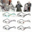 (100, Red) Folding Reading Glasses with Magnetic Snap Click Front and Hanging Neck Spectacles 2