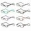 (150, Red) Folding Reading Glasses with Magnetic Snap Click Front and Hanging Neck Spectacles 5