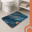 Absorbent Non-Slip Bathroom Rug 60x40cm, Quick-Dry 7