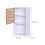 Badezimmer-Wandschrank, Bambustür, verstellbare Einlegeböden 3