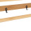 Prateleira de bambu para banheiro com suporte para toalhas e ganchos. 4
