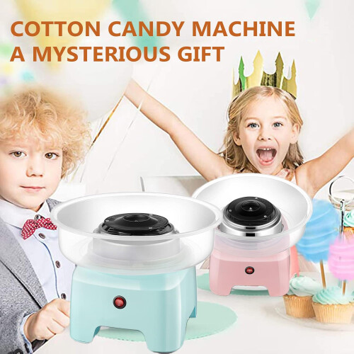 Candy Floss Maker Machine Mini Portable Pink, Automatic Electric Sugar Cotton Candy Machine, DIY Cotton Candy Maker 1