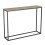 (Oak) Modern Wooden Console Table with Metal Legs 1