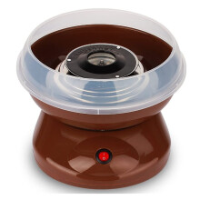 Portable Cotton Candy Maker Electric 220V Brown DIY Candy Machine Sugar Free Or Hard Candy Kids Birthday Party