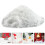 1 pack weihnachtskunstschnee aus baumwolle, christbaumschmuck 10