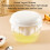 Yogurt Jar Fine Mesh Transparent Filter Reusable Yogurt Maker Container Detachable Kitchen Gadget White 5