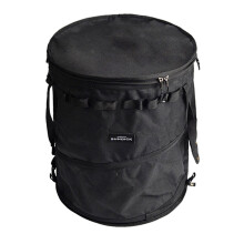 Camping Trash Can Foldable Dirty Clothes Basket Portable for Garden and Picnic Black