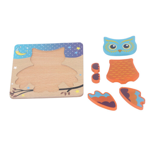 Kinder Holz Puzzle Kleinkinder Tier Geformt Jigsaw 1