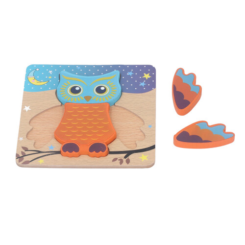 Kinder Holz Puzzle Kleinkinder Tier Geformt Jigsaw 2