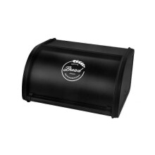 (Black S) Retro Bread Box Iron Practical Storage Container for Countertop Household Farmhouse 25-26s