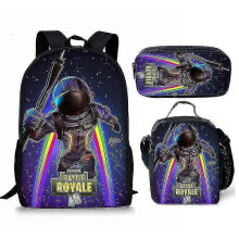 (backpack) Fortnite Backpack Student School Bag Men's And Women's Travel Bag Computer Bag 25-26s