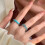 2Stk. Einfache Offene Verstellbare Ringe Für Valentinstag Muttertag 6