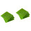 4 unid. mini enfeite grama artificial com , 15x15 cm 4