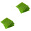 4 unid. mini enfeite grama artificial com , 15x15 cm 3