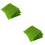 4 unid. mini enfeite grama artificial com , 15x15 cm 6