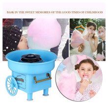 Mini Cotton Candy Machine For Kids Ceramic Heating Tube Stainless Steel Bottom Groove Portable Candy Floss Maker