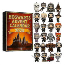 (C) 24 Days Advent Calendar Christmas Countdown Surprise Box with Toys, Holiday Gift for Kids Christmas Decorations