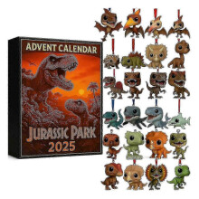 (E) 24 Days Advent Calendar Christmas Countdown Surprise Box with Toys, Holiday Gift for Kids Christmas Decorations
