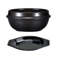 1 Set Bibimbap Topf Spaghetti Keramik Mit Tablett