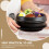 1 Set Bibimbap Topf Spaghetti Keramik Mit Tablett 7