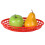 6St Wiederverwendbarer Ellipse Snacks Tablett Halter Bunt 1