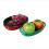 6St Wiederverwendbarer Ellipse Snacks Tablett Halter Bunt 9