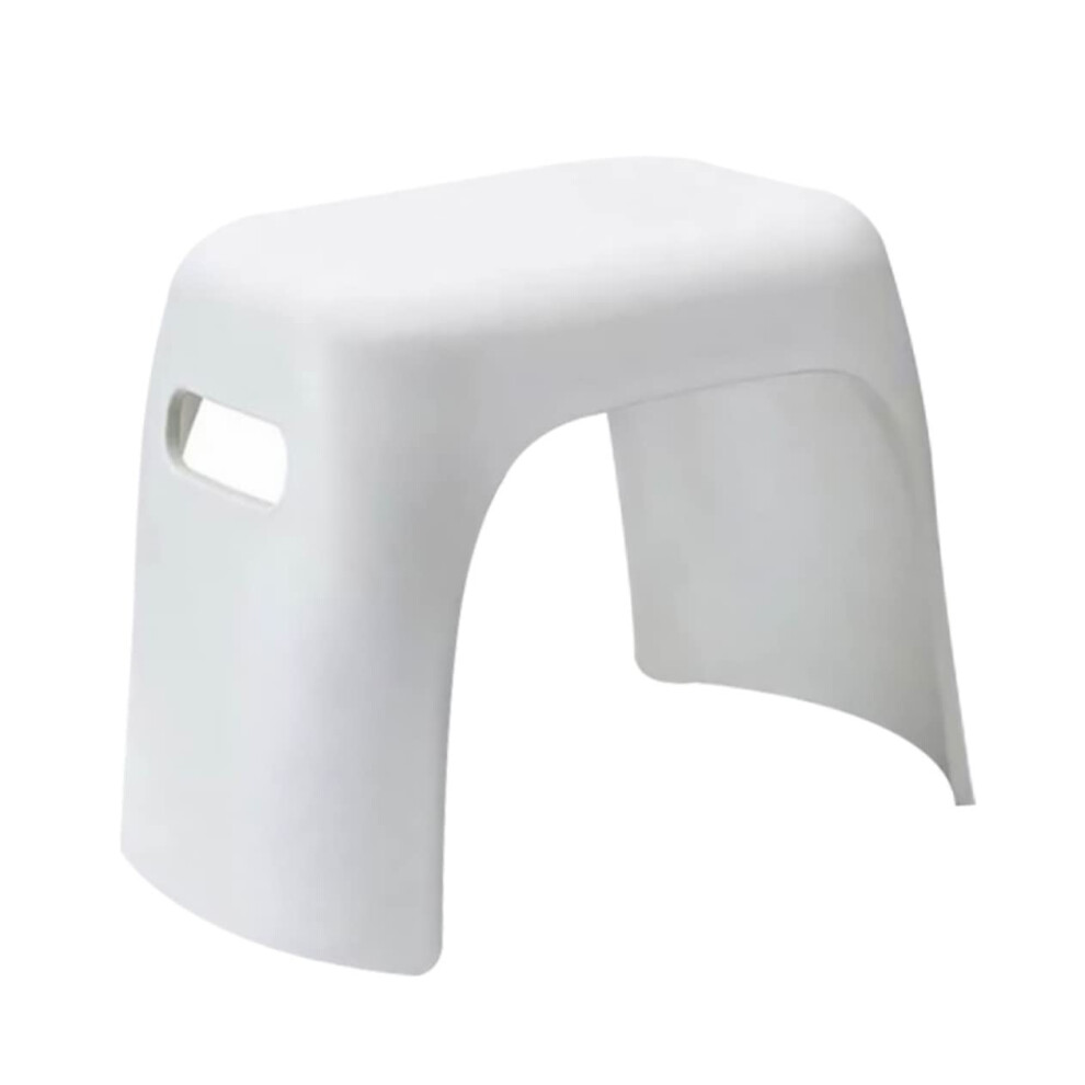 Children's Anti-skid Plastic Sitting Stool White Ergonomic Design Non-Slip Base Kids Stool For Bathroom And Kitchen-image-OPC-PMDV2TW-NEW