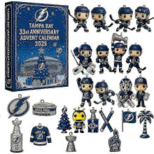 (Tampa Bay Lightning) Major League Baseball Team Commemorative Acrylic Pendant Christmas Blind Box Advent Christmas Tree Decoration.z