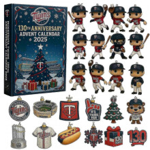 (Baseball Team Blind Box D) Major League Baseball Team Commemorative Acrylic Pendant Christmas Blind Box Advent Christmas Tree Decoration.z