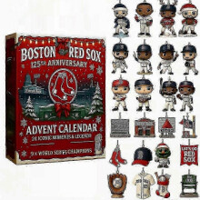 (Baseball Team Blind Box B) Major League Baseball Team Commemorative Acrylic Pendant Christmas Blind Box Advent Christmas Tree Decoration.z
