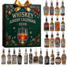 (B) 2025 Beer Advent Calendar Whisky Arrival Festival Calendar - Christmas