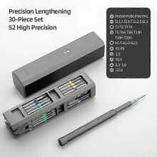 (30 in 1) Screwdriver Kit 30 40 44 Precision Magnetic Bits Dismountable Screw Driver Set Mini Tool Case For Smart Home PC Phone Repair 25-26s