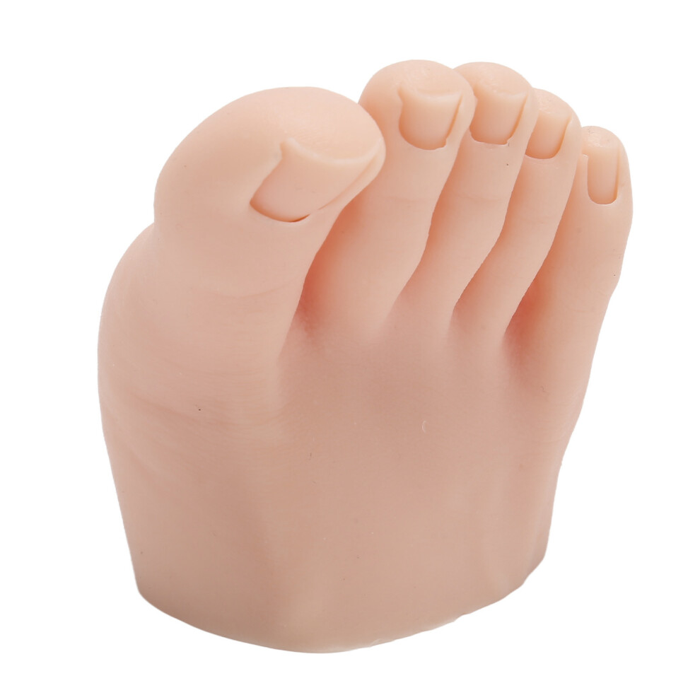 Medium Skin Tone Practice Foot Model for Nail & Tattoo Training