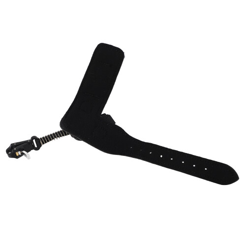 Adjustable Black Aluminum Alloy Compound Bow Release Strap for Archery Accessories