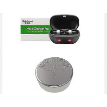 (312charger 2battery) suitable for bte hearing aids, 2025 rechargeable a13 battery and charger for 312, 675 size sound amplifiers