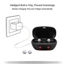 (13charger 4batteries) suitable for bte hearing aids, 2025 rechargeable a13 battery and charger for 312, 675 size sound amplifiers