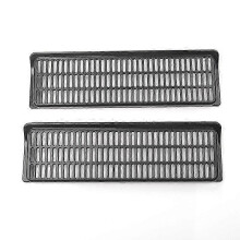 (Model 3) 2-Pack Car Air Outlet Covers for Tesla Model 3 & Model Y (2020-2021) - Under Seat Air Vent Anti-Blocking Dust Covers & Accessories