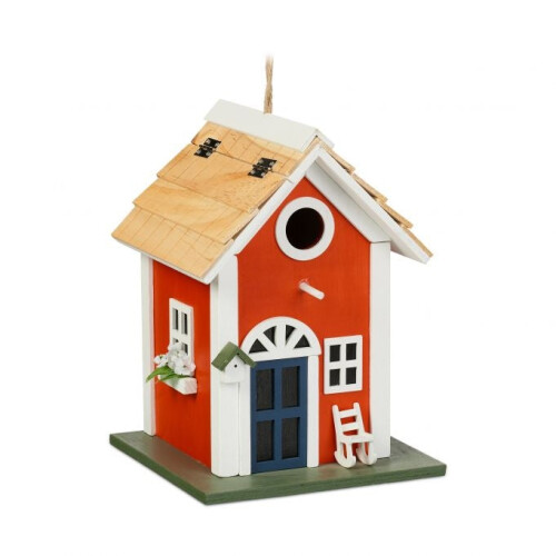 Dekoratives Vogelhaus im Landhausstil