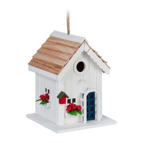 Dekoratives Vogelhaus im Landhausstil