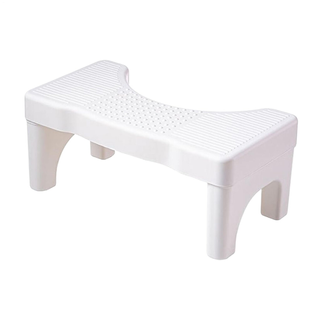 Toilet Stool, Squatting Potty, Non-Slip Bathroom Footstool, Space-Saving Design, Size 40x21x17 Cm, Kids Adults Elderly