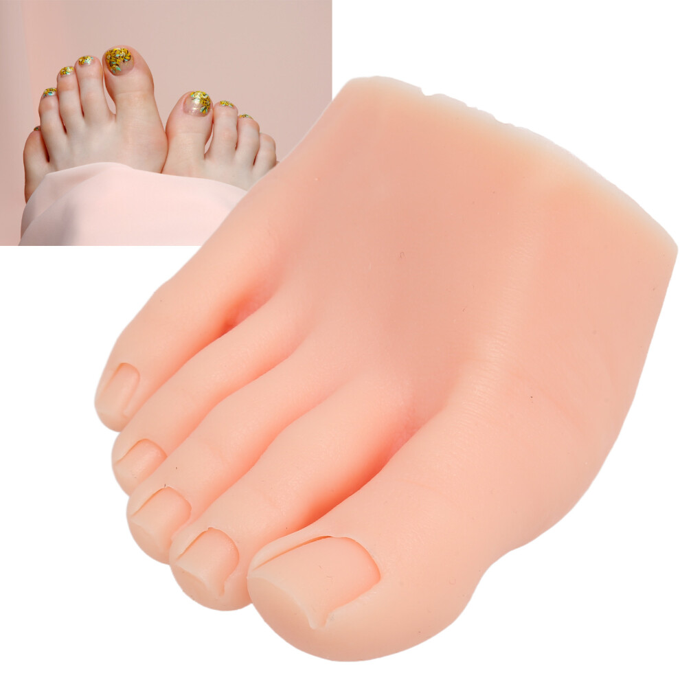 Realistic Silicone Practice Foot for Nail Art and Tattoo Training