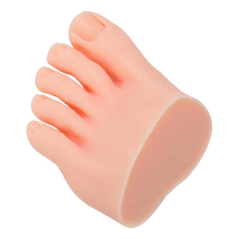 Fake Half Foot Model for Toe Nail and Tattoo Training in Light Tone