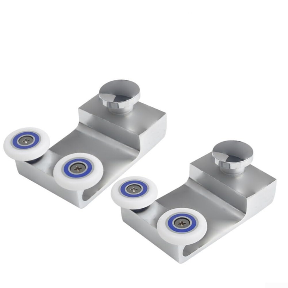 Shower Cubicles Castors Pack Of 2 Zinc Alloy Hanging Sliding Door Castors For Bathroom Shower Door 9393856579631