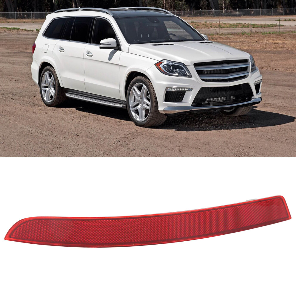 Waterproof Rear Bumper Reflector Warning For Gl-Class Gl550 Gl450 2013-2015 Red 9311354196075