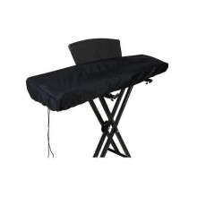 (134x29x19cm) Piano Keyboard Dust Cover for 61/88 Keys with Built-In Bag - Elastic Cord & Locking Clasp for Secure Fit and Protection