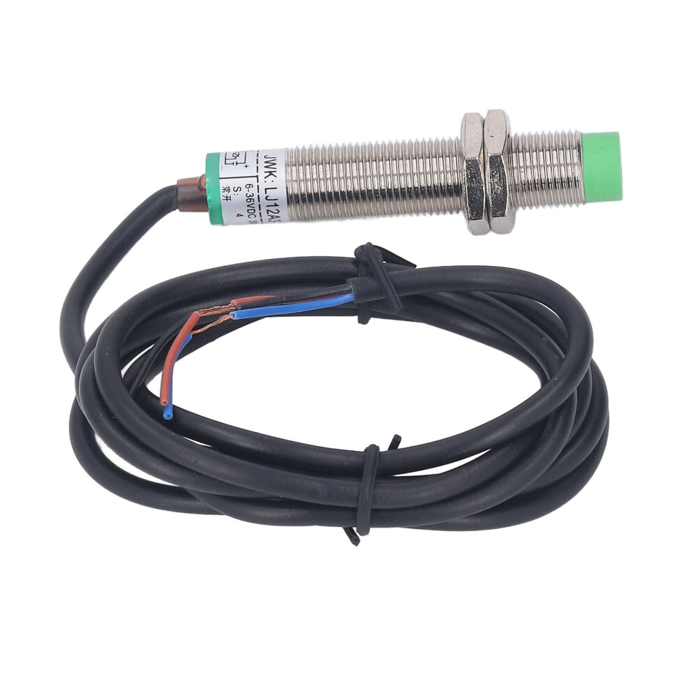 5Pcs M12 Pnp Inductive Proximity Switch, Ip65 Waterproof, 4Mm, 6-36Vdc 8491354196464