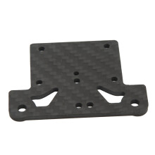 Karbonfaser RC-Obereplatte für 1/7/8 Autos, Schwarz, 62x45mm