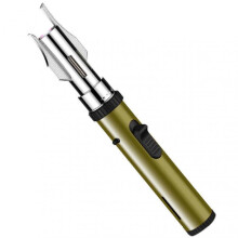 (Green) Portable Windproof Metal Jet-Lighter for Camping Lighting & Outdoor Activities